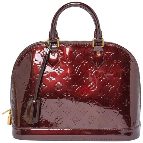 louis vuitton vernis alma pm amarante|louis vuitton alma mm size.